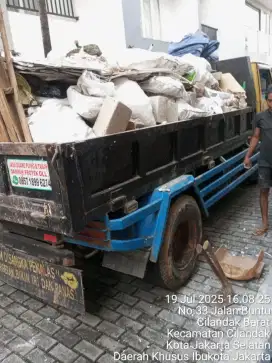 Jasa buang puing dan buang sampah bangunan