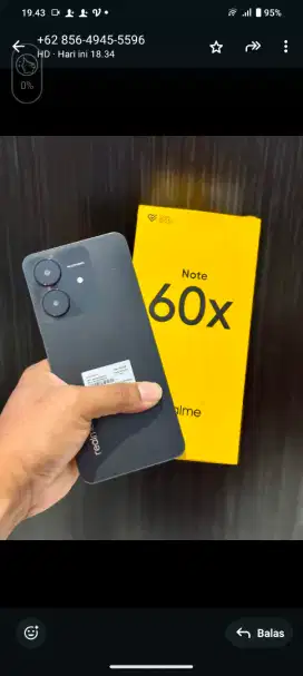 Hp realme note 60 bekas tapi harganya cuma 1 jutaan saja yaa