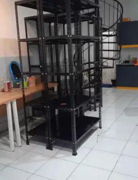 Rak siku besi 5 susun
