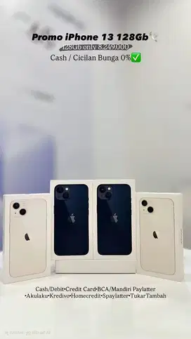 IPHONE 13 ( PROMO CICILAN DAN TUKER TAMBAH )