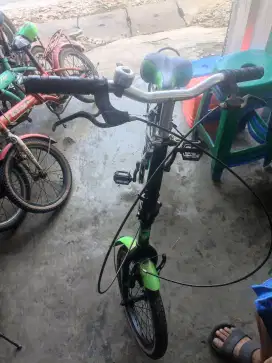 sepeda lipat ukuran 16 darson