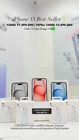 IPHONE 15 ( PROMO CASHBACK DAN CICILAN )