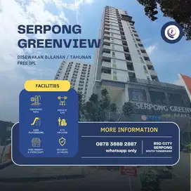 Apartemen Serpong Greenview BSD Furnished Termurah Bulanan dan Tahunan