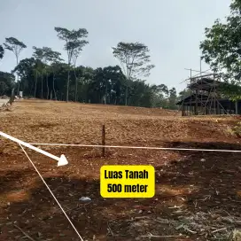 Jual cepat Tanah Murah SHM 500 meter puncak 2 terdekat