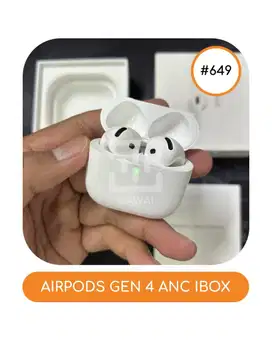 #649 Airpods Gen 4 Anc Ibox Garansi 07 January 2026