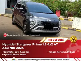 [ LOW KM 4RB ] Hyundai Stargazer Prime 1.5 4x2 AT Abu NIK 2024/2025