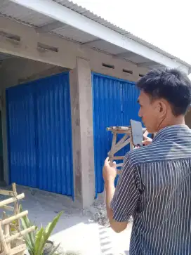 Rolling door folding gate murah