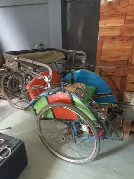 Becak  roda 3 masih bagus