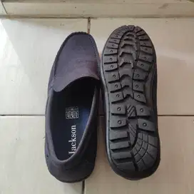 Jual Cepat Sepatu Merk Jackson SHY 1JA Moccasin Warna Navy Ukuran 43