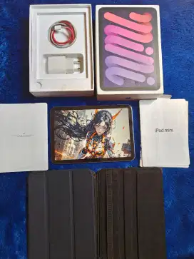 TERMURAH iPad Mini 6 wifi 64gb Fullset original Purple Bonus Case