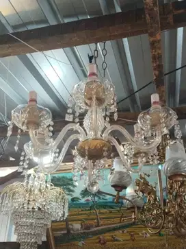 Lampu gantung crystal eropa cabang 5