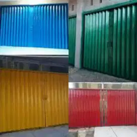 Rolling door pintu pengaman warung