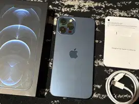 iPhone 12 Pro Max 256Gb Pasific Blue Ex iBox Mulus No Minus Fulset Ori