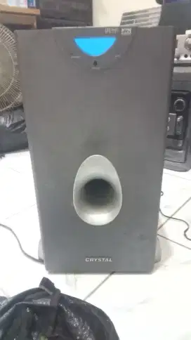 Subwoofer crystal aktif travo donat minus
