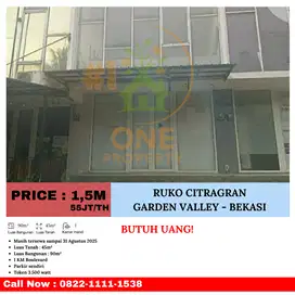Dijual BU Ruko CitraGran, Cluster Garden Valley, Bekasi