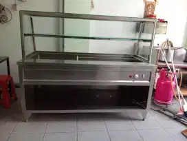 Etalase  stainles jualan