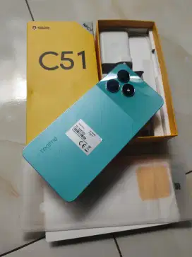 Realme c51 NFC 4/64 gb fullset no minus jual harga pas net gan.