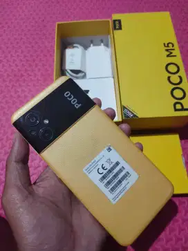 Poco m5 4/128 GB fullset no minus jual harga pas net gan.