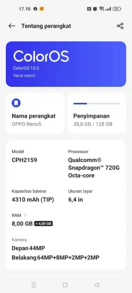 HANDPHONE Oppo Reno5