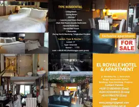 Di Jual Apartement Exclusive 2 BR Tipe Residential El Royale Bandung