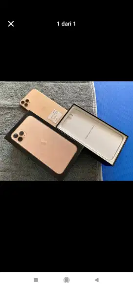 Iphone 11 PRO max 256HB Second iBox bergaransi fullset