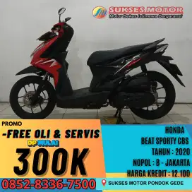 DP 300 RIBU HONDA BEAT SPORTY CBS TAHUN 2020