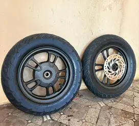 Jual Velg + Ban Ring 12 ex Scoopy 2021