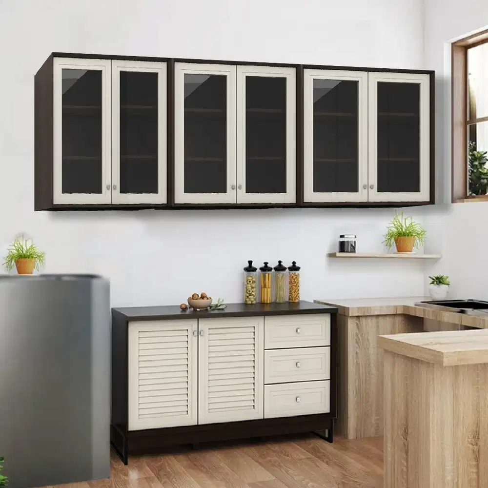 RAK GANTUNG 6 PINTU (FREE ONGKIR & PEMASANGAN)