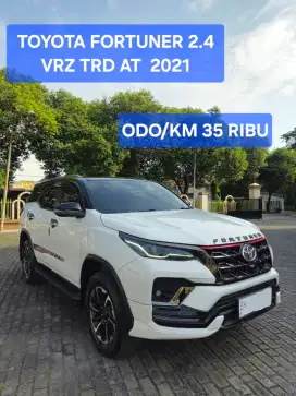[KM 35 RIBU] TOYOTA FORTUNER 2.4 VRZ TRD AT 2021