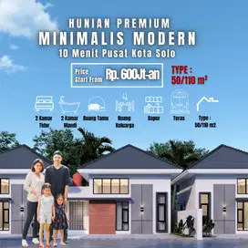 Rumah Modern Kartasura untuk Pasangan Muda | Dekat UMS | Bisa Tempo