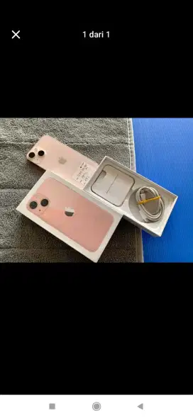 iphone 13 mini 128GB inter beacukai permanen