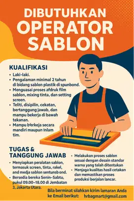 Operator Sablon