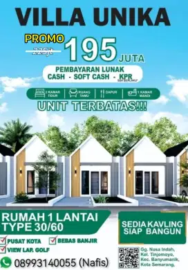 rumah idaman murah Tinjomoyo