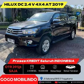 [Km14rb] Hilux DC V 4x4 Matic 2019 ANTIK ISTIMEWA Bisa Kredit