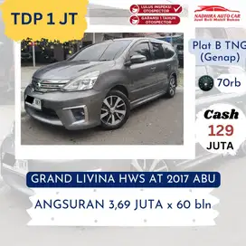 TDP Hanya 1 Juta Grand Livina HWS AT 2017 Abu-abu