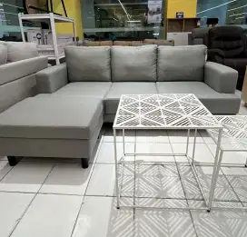 Sofa L 3 seat free bantal