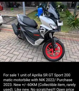 Aprilia SR Km 60