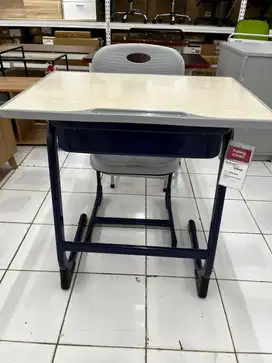 SET MEJA DAN KURSI SEKOLAH AURIC - BIRU NAVY
