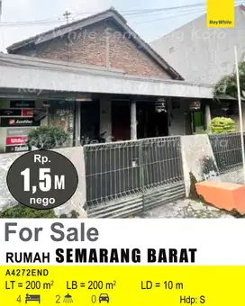 DIJUAL RUMAH DI SEMARANG BARAT A4272