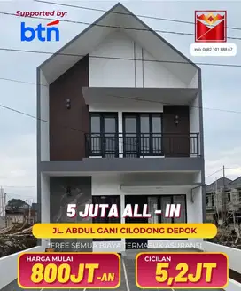 Rumah Di Depok Pinggir Jalan DP 0%
