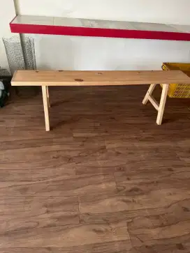 DIJUAL BANGKU KAYU MURAH MERIAH