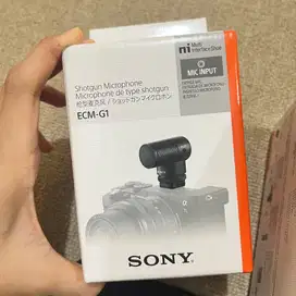 Sony ECM G1 Shotgun Microphone - Mic Kamera Sony Vlog - Mic Vlog