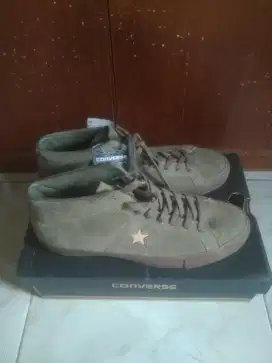 Sepatu Converse Suede Leather Original Baru