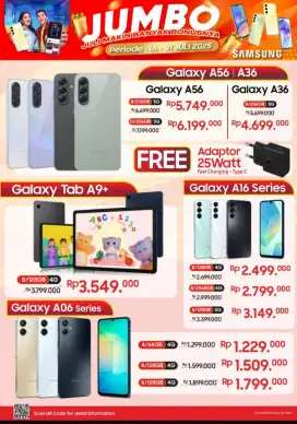 PROMO HANDPHONE SAMSUNG EASY GALAXY FREE BIAYA ADMIN DP 0%