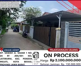 Djual rumah strategis di pondok melati