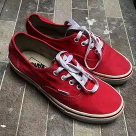 jual sepatu vans autentik merah