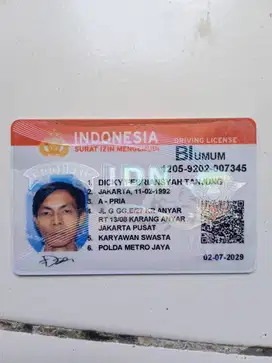 Butuh pekerjaan supir