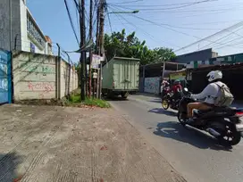 Tanah luas 1459 m2 sudah di cor beton siap pakai di jati asih Bekasi