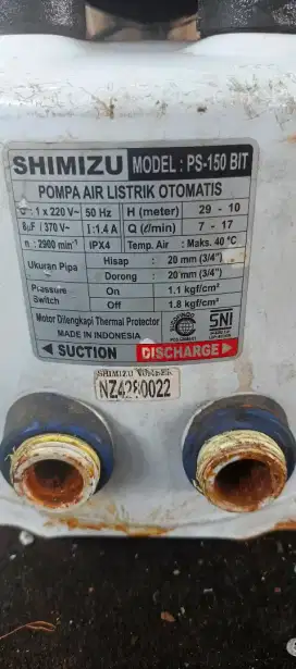 Pompa air shimizu