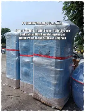Toilet Proyek- Toilet Umum- Toilet Outdoor- Toilet Portable- Terjangka